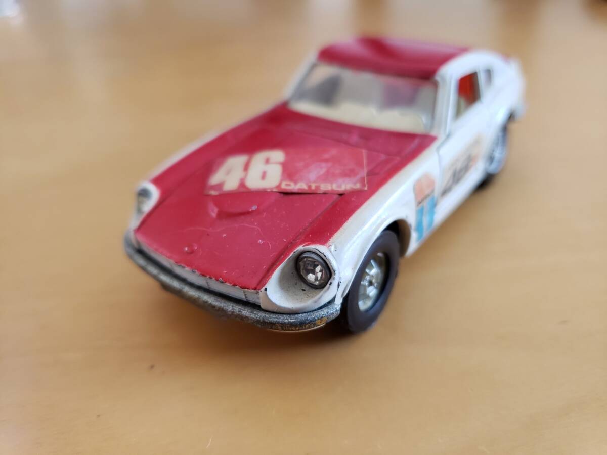 1/43 イギリス製 ビンテージ コーギー 中古 Playworn DATSUN BRE ダットサン 240Z ピートブロック 日産フェアレディーZ 510 GTR レア絶版_画像2