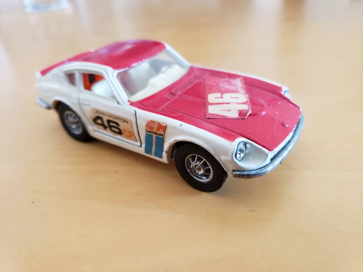 1/43 イギリス製 ビンテージ コーギー 中古 Playworn DATSUN BRE ダットサン 240Z ピートブロック 日産フェアレディーZ 510 GTR レア絶版_画像4