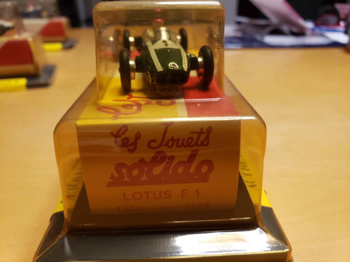 1/43 フランス製 ビンテージ SOLIDO ソリド 1960 LOTUS ロータス #1 F1 絶版レアレプリカモデル フォーミュラカー ルノー マクラーレン_画像4