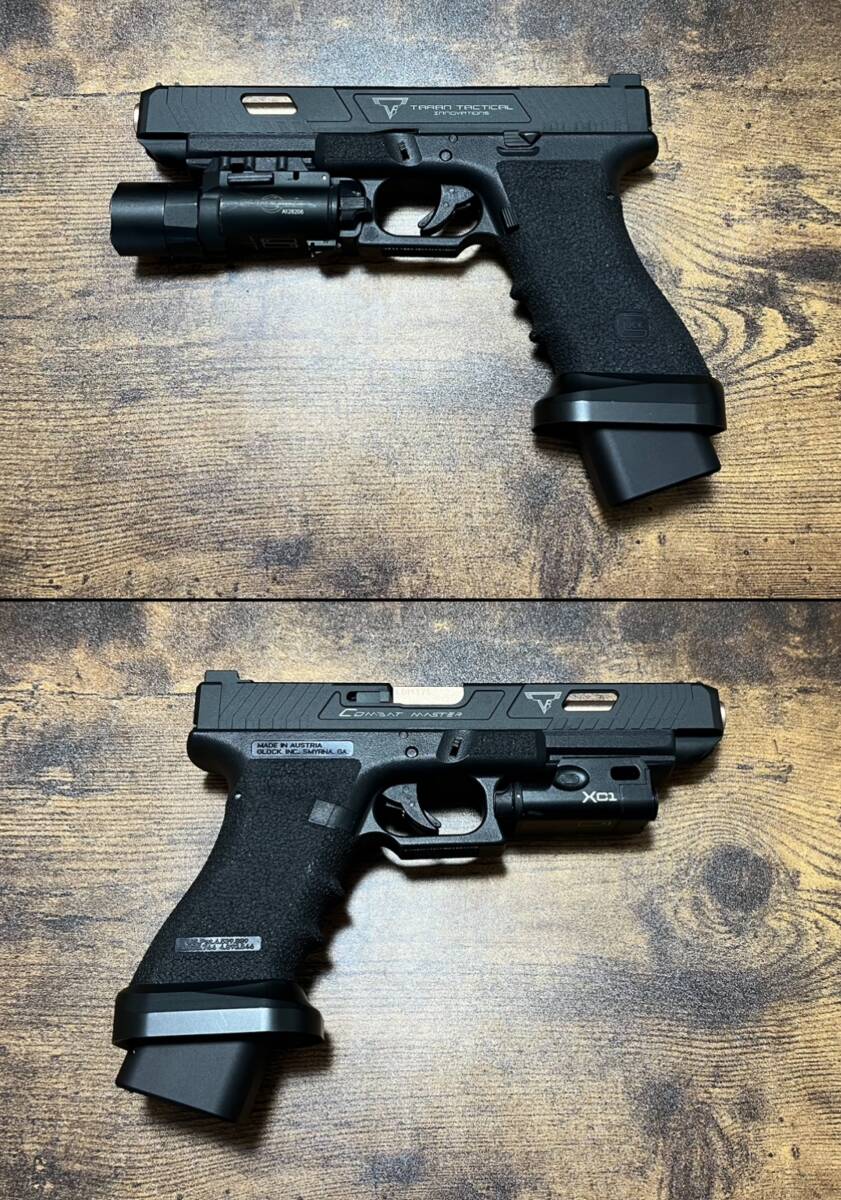 希少 美品 MWC TTI G34 カスタム マルイ Glock グロック G17 G18 G19 G22 G26 G45 MOS SAI FI GHK VFC MK27 _ライトは付属しません。