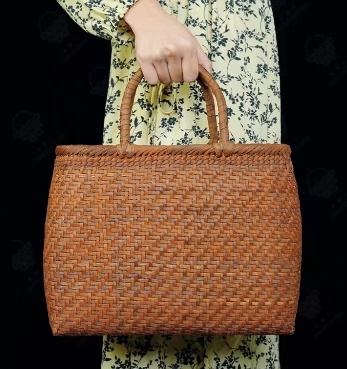  great popularity *! mountain ... bag basket hand-knitted cane basket 