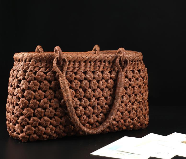  high quality * worker handmade superior article mountain .. basket bag hand-knitted mountain ... bag basket cane basket 
