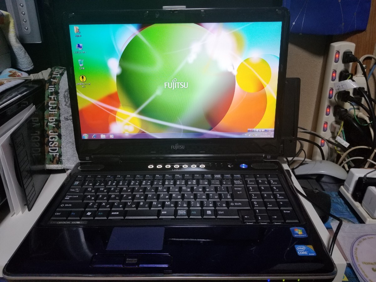 富士通 ノートパソコン FMV AH700/5A Windows7 リカバリー済 メモリー4G HDD500GB Blu-rayドライブ