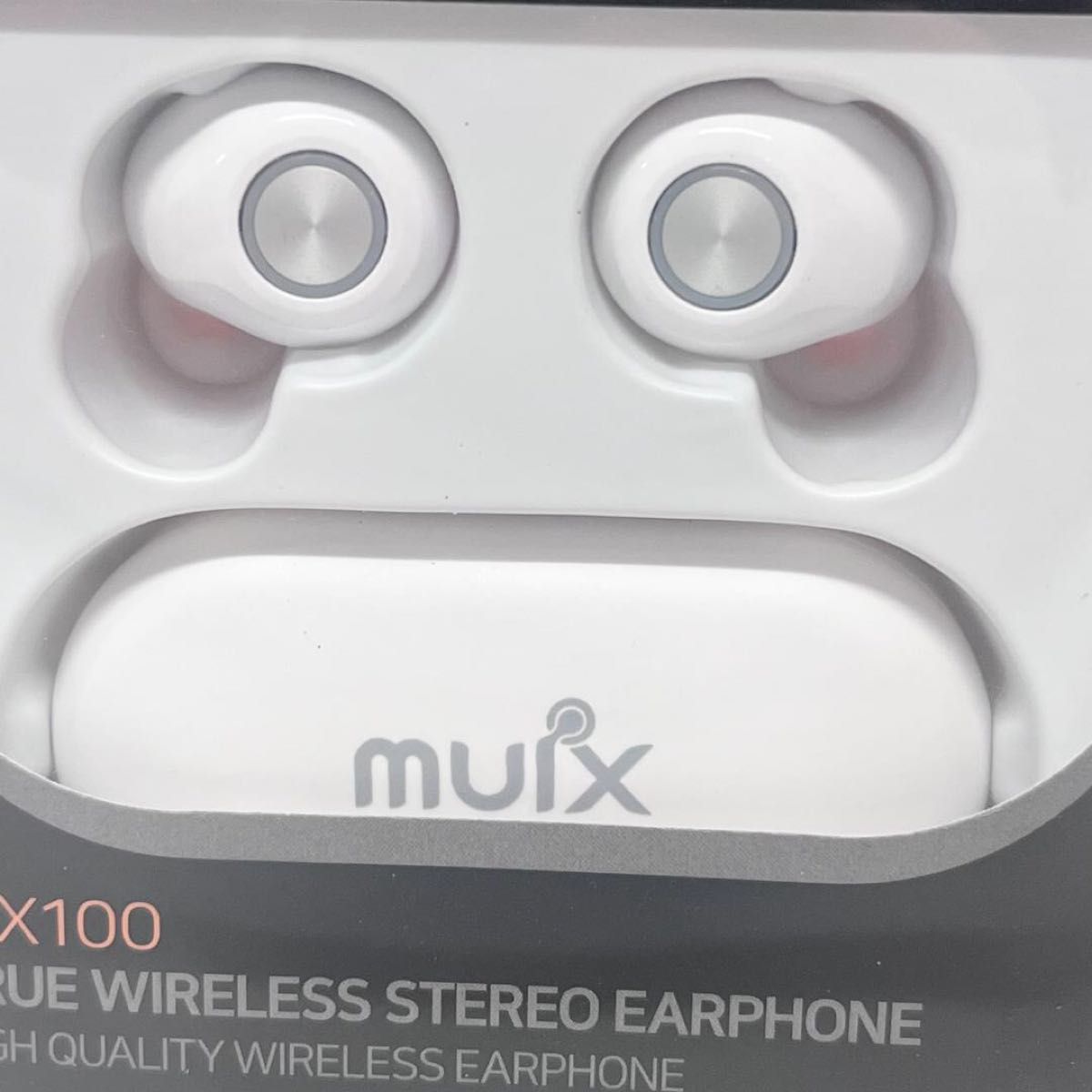 MUIX ミュイクス MX100 Bluetooth 完全ワイヤレス ホワイト