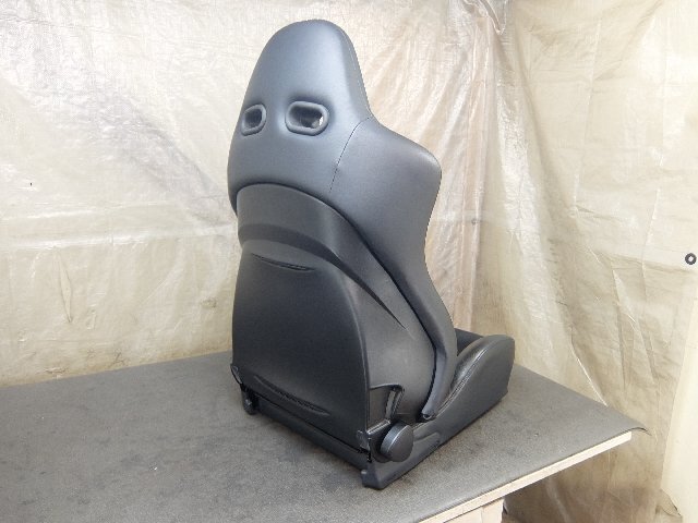 CT9A ランサー GSR エボ9 純正レカロシートRECARO ハーフレザー 運転席右側/R シートレール欠品  の画像7