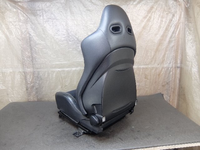 CT9A ランサー GSR エボ9 純正レカロシートRECARO ハーフレザー 助手席左側/L  の画像8