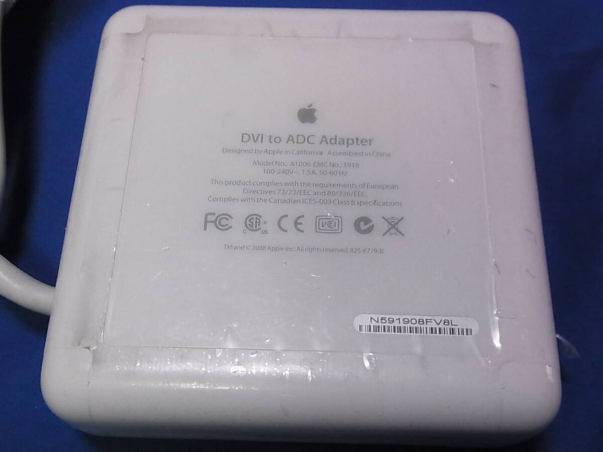 Apple DVI to ADC Adapter A1006_画像5