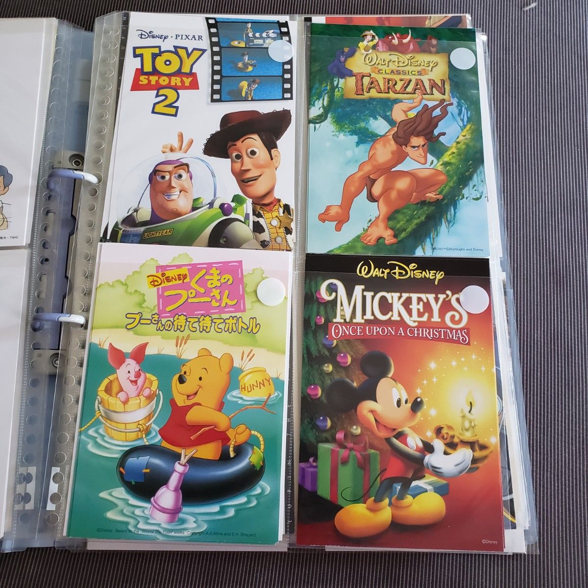 ディズニー  DVD風ポストカード 5枚