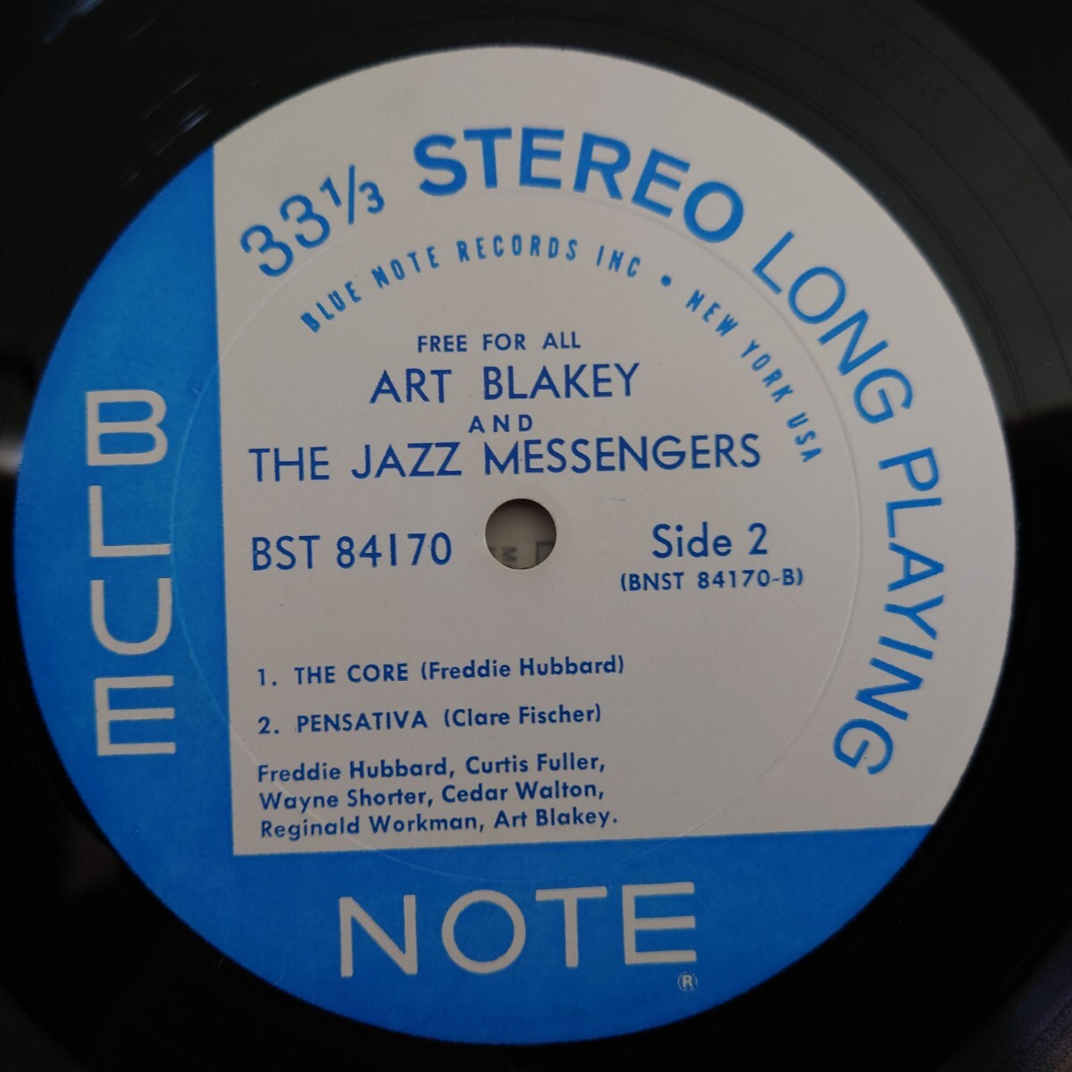 BST84170 ART BLAKEY & Jazz Messengers / FREE FOR ALL New York USA 耳 VANGELDER刻印 