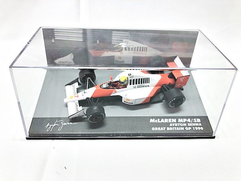 アルタヤ　1/43　マクラーレン MP4/5B　イギリスGP 1990　A.セナ　ミニカー　Altaya　同梱OK　1円スタート★H_画像1