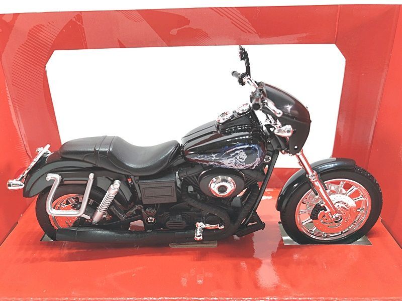 マイスト　1/12　サンズ オブ アナーキー 2003 ハーレーダビッドソン DYNA SUPER GLIDE SPORT JACKSON JAX TELLER　同梱OK　1円スタート_画像3