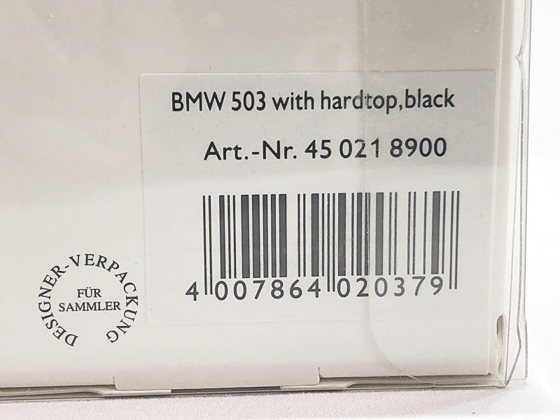  Schuco 1/43 BMW 503 black 450218900 transparent case . a little attrition equipped minicar including in a package OK 1 jpy start *S