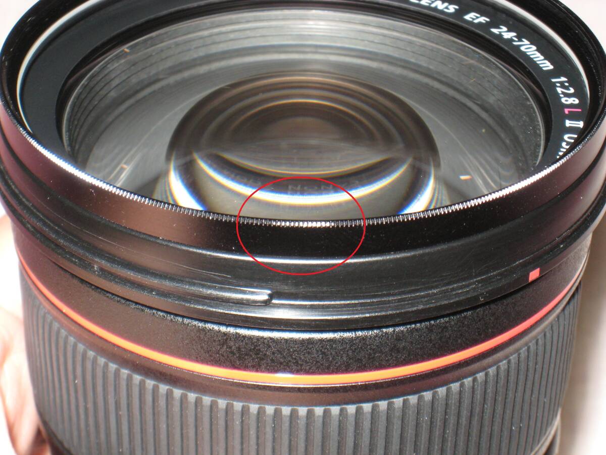 Ｃanon キャノン EF24-70mm F2.8 L II USM (Canon あんしんメンテ プレミアム済，使用回数極僅かの極上品，防湿庫保管品)_画像8