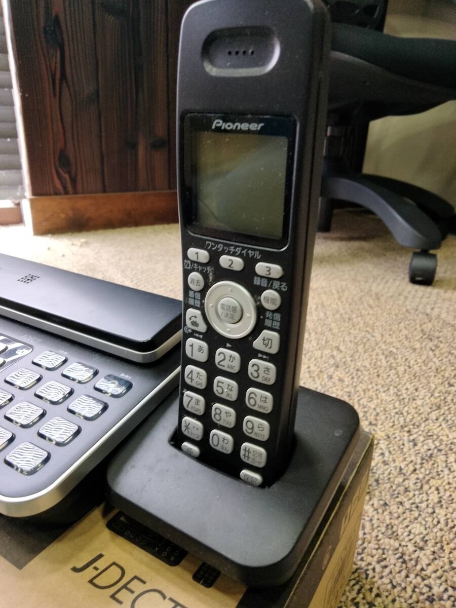 pioneer　コードレス電話機　TF-FA70W-K [ブラック]_画像3