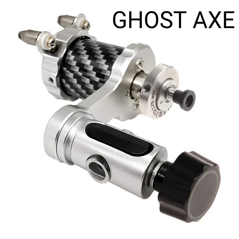 GHOST AXE ストローク可変式ロータリータトゥーマシン シルバー GHOST AXE ストローク可変式ロータリータトゥーマシン シルバー