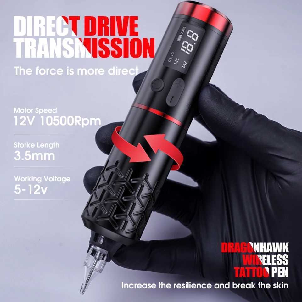 Dragonhawk ARMOR PRO wireless ta toe machine tattoo machine tattoo 