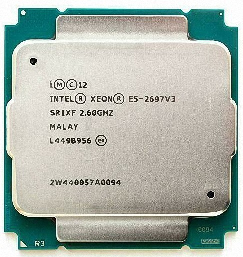 Intel Xeon E5-2697 v3 SR1XF 14C 2.6GHz 35MB 145W LGA2011-3 DDR4-2133の画像1