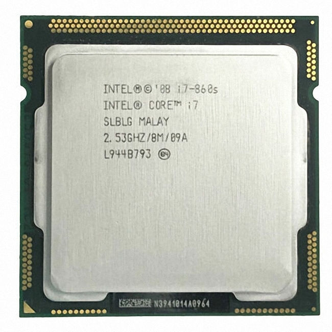 Intel Core i7-860S SLBLG 4C 2.53GHz 8MB 82W LGA1156_画像1