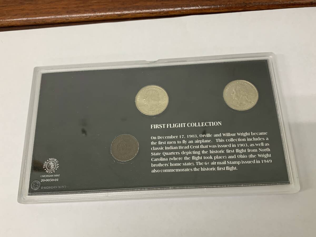 アメリカ FIRST FLIGHT COLLECTION ライト兄弟 記念硬貨 コイン 外国銭 切手の画像6