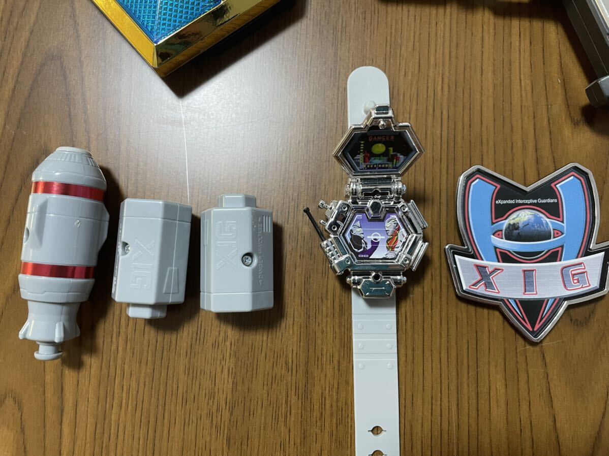  Ultraman Gaya sig arm z комплект подлинная вещь б/у Bandai спецэффекты 