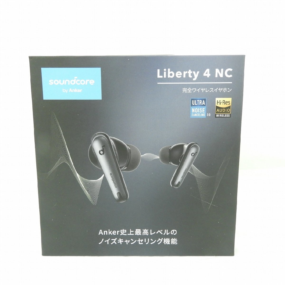 【未開封/未使用品】Anker アンカー ワイヤレスイヤホン Soundcore Liberty 4 NC X00156WAGZ ブラック 989121766 0305