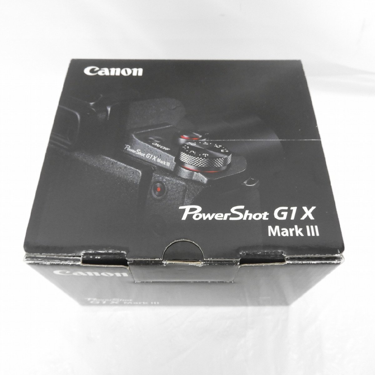 【未使用品】Canon キャノン デジタルカメラ PowerShot パワーショット G1 X Mark III ブラック ※箱ダメージ有 11517074 0305_画像2