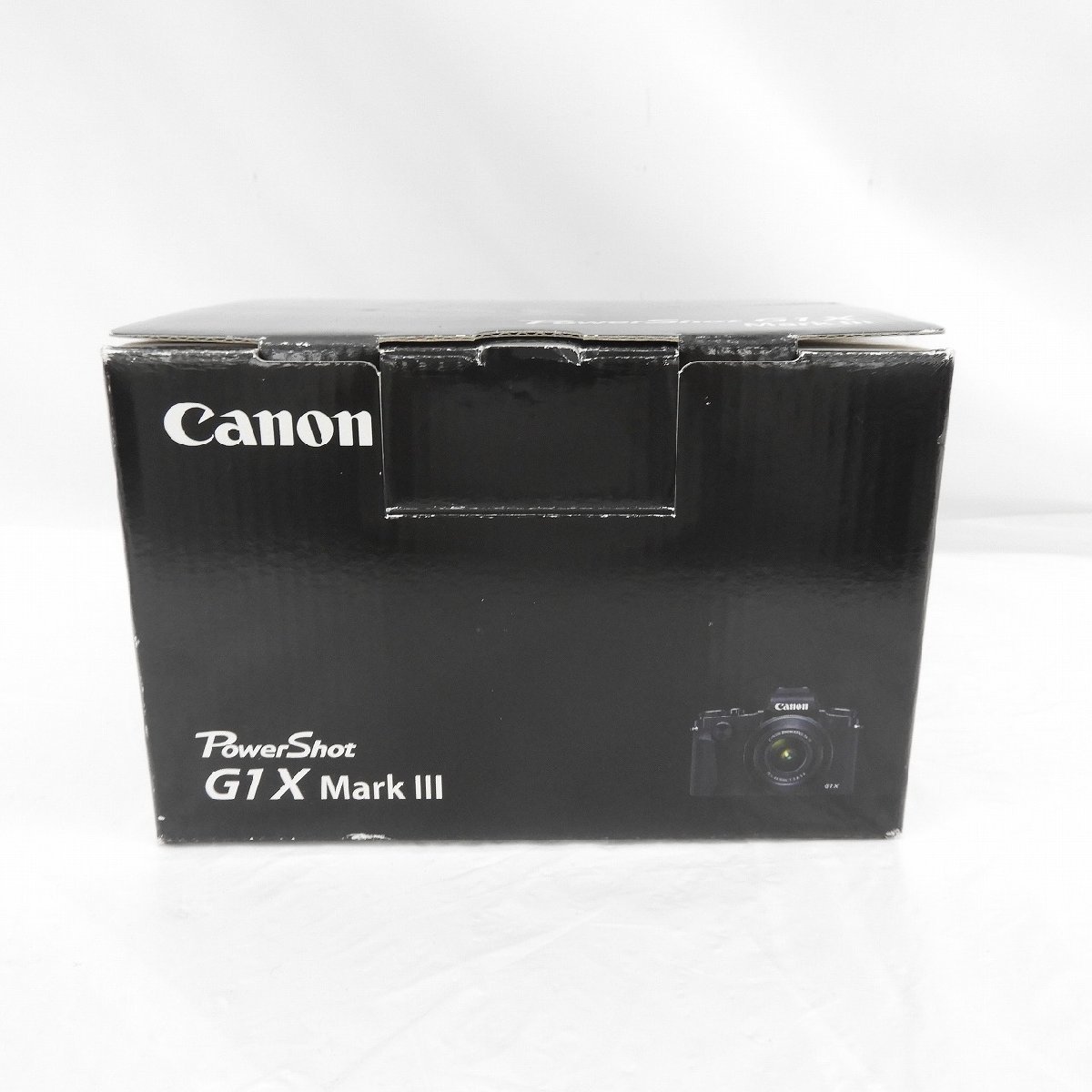 【未使用品】Canon キャノン デジタルカメラ PowerShot パワーショット G1 X Mark III ブラック ※箱ダメージ有 11517074 0305_画像1