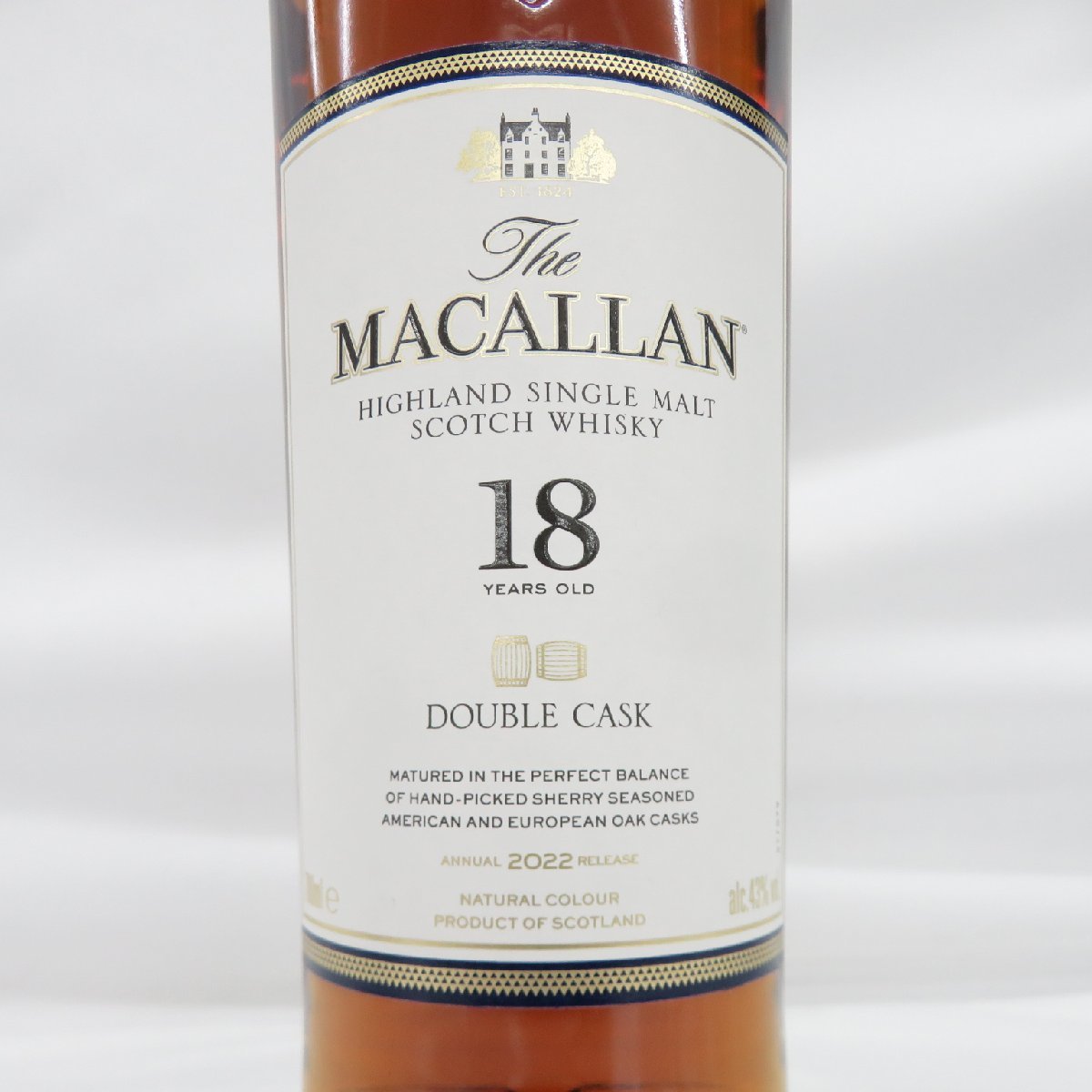 【未開栓】The MACALLAN ザ・マッカラン 18年 2022 ダブルカスク ウイスキー 700ml 43% 箱付 11522417 0312_画像3