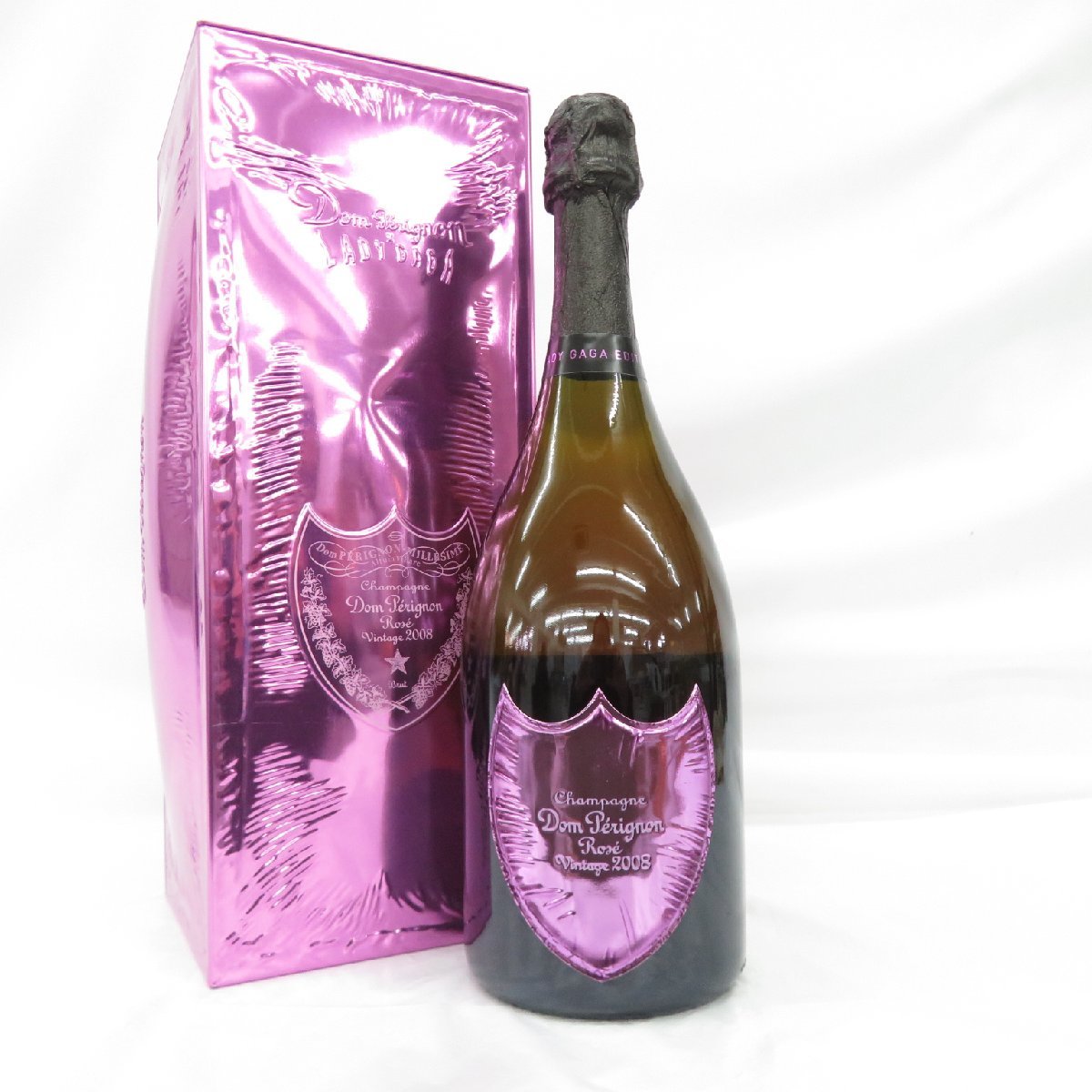 【未開栓】Dom Perignon ドンペリニヨン ロゼ 2008 レディー・ガガ エディション シャンパン 750ml 12.5% 箱付 11521674 0313_画像1