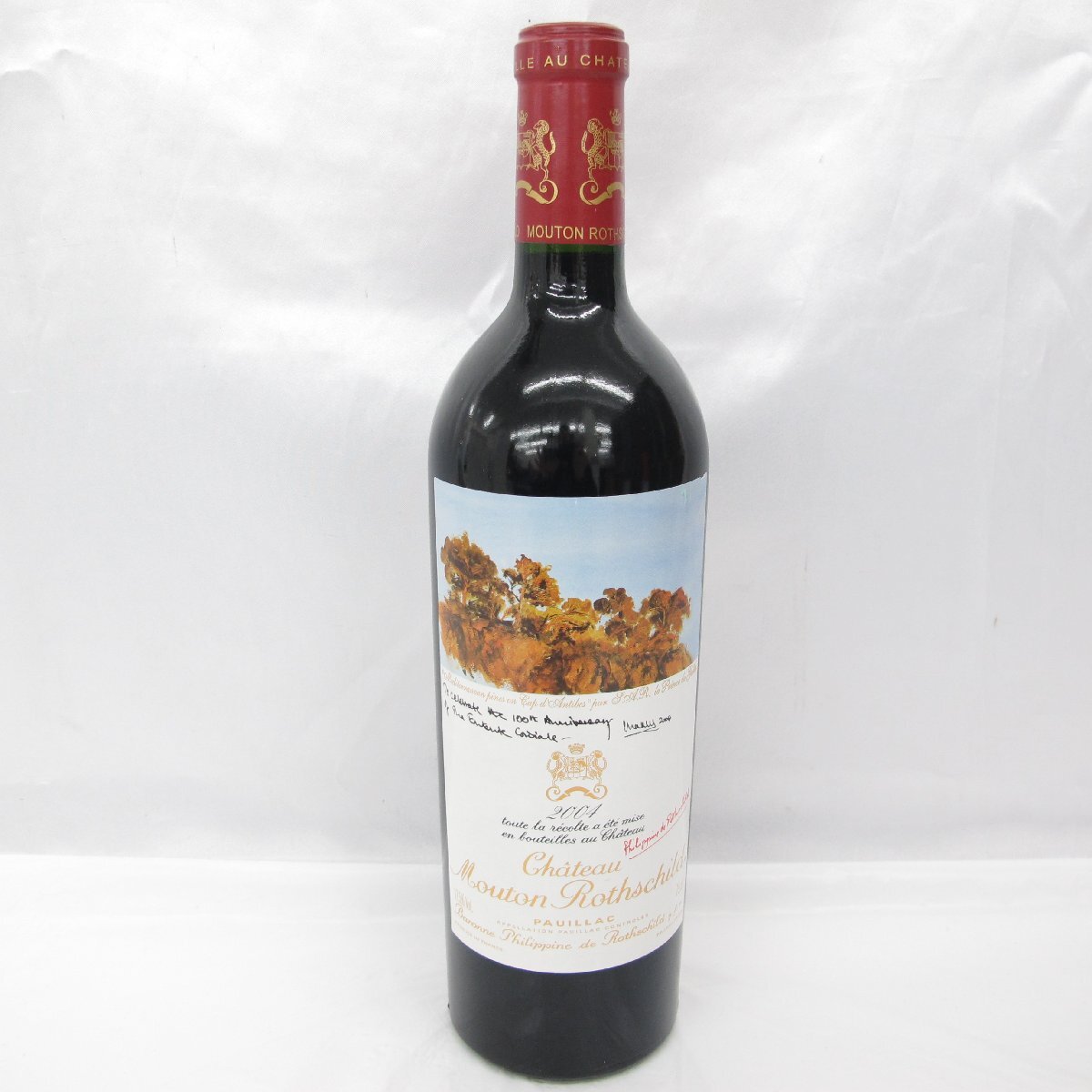 【未開栓】Chateau mouton rothschild シャトー・ムートン・ロートシルト 2004 赤 ワイン 750ml 12.5% 11527318 0318_画像1