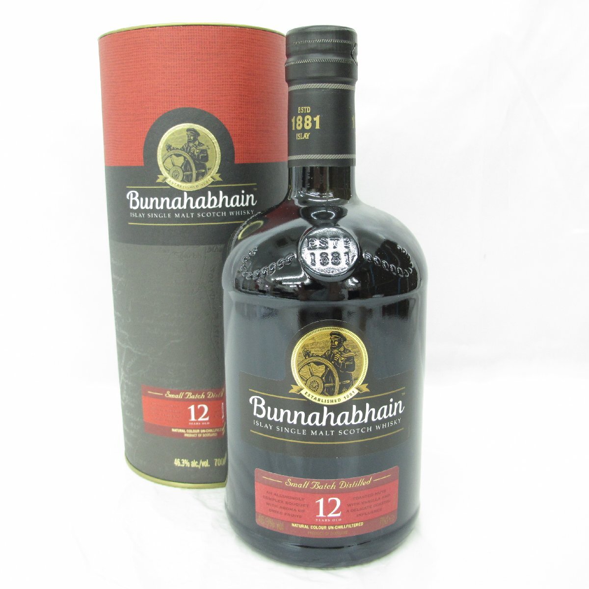 【未開栓】Bunnahabhain ブナハーブン 12年 スモールバッチ ウイスキー 700ml 46.3％ 箱付 11520383 0321_画像1