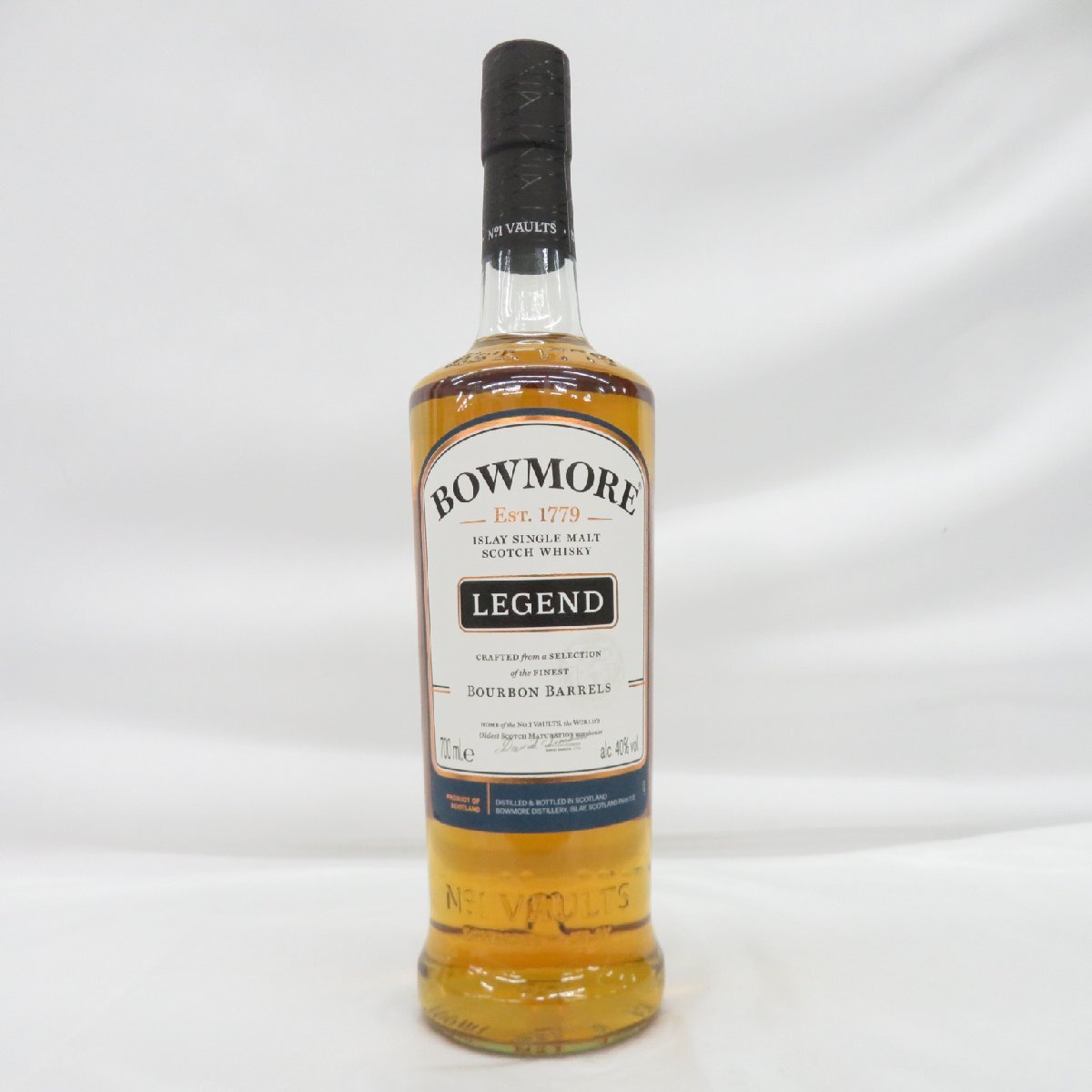 1円～【未開栓】BOWMORE ボウモア レジェンド バーボンバレル ウイスキー 700ml 40% 箱付 11520098 0321_画像2