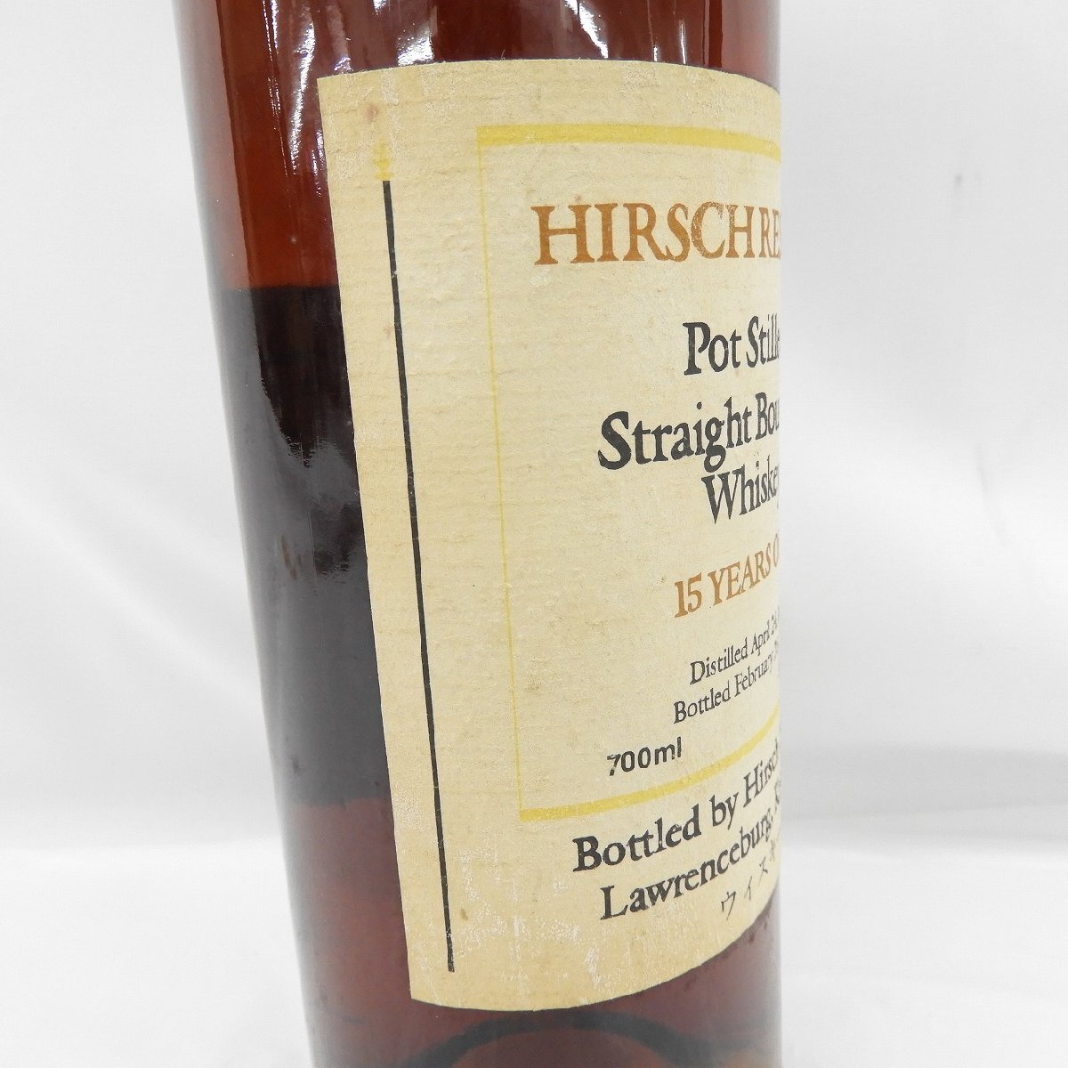 【未開栓】HIRSCH RESERVE ハーシュリザーブ 15年 1974-1990 バーボン ウイスキー 700ml 47.8% 11533219 0323_画像4