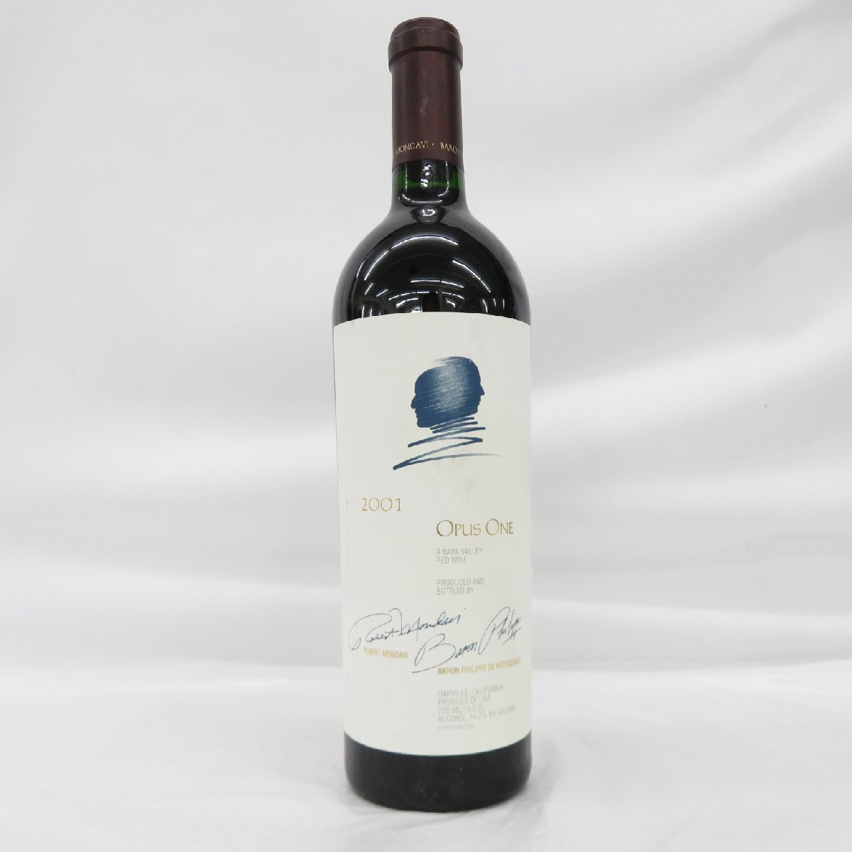 【未開栓】OPUS ONE オーパスワン 2001 赤 ワイン 750ml 14.2% 11533223 0324_画像1