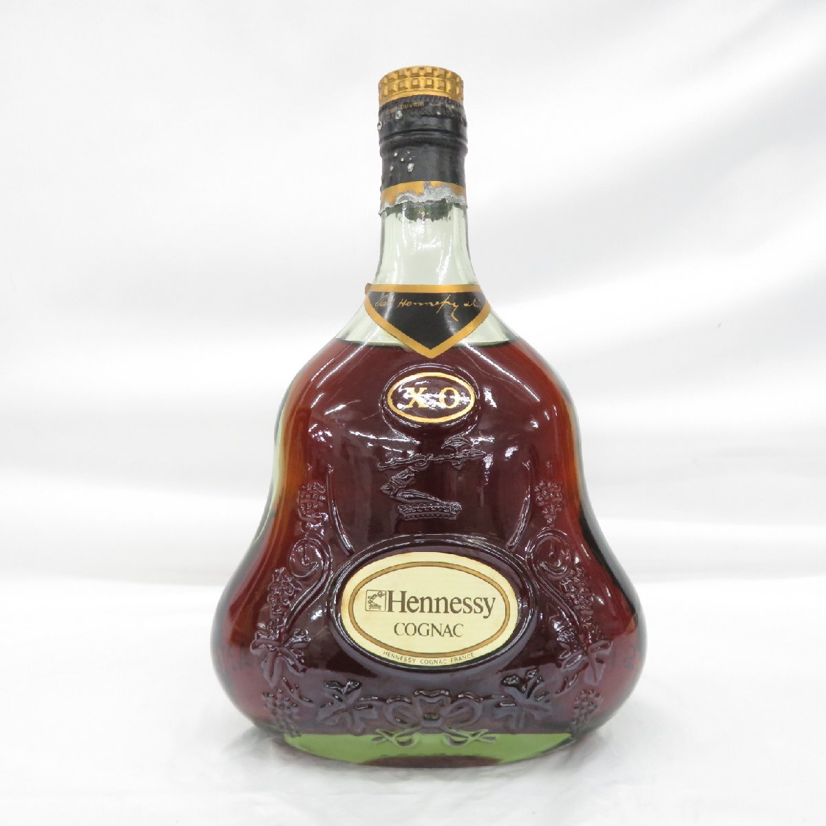 【未開栓】Hennessy ヘネシー XO 金キャップ グリーンボトル ブランデー 700ml 40% 箱付 814105288 0328の画像2