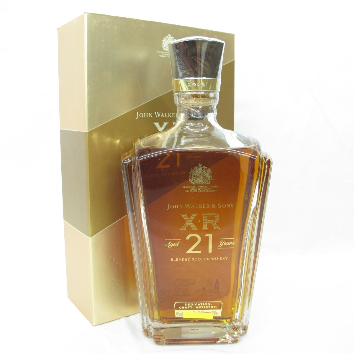 【未開栓】John Walker＆Sons ジョン・ウォーカー＆サンズ XR 21年 ウイスキー 750ml 40% 箱付 11536245 0330_画像1