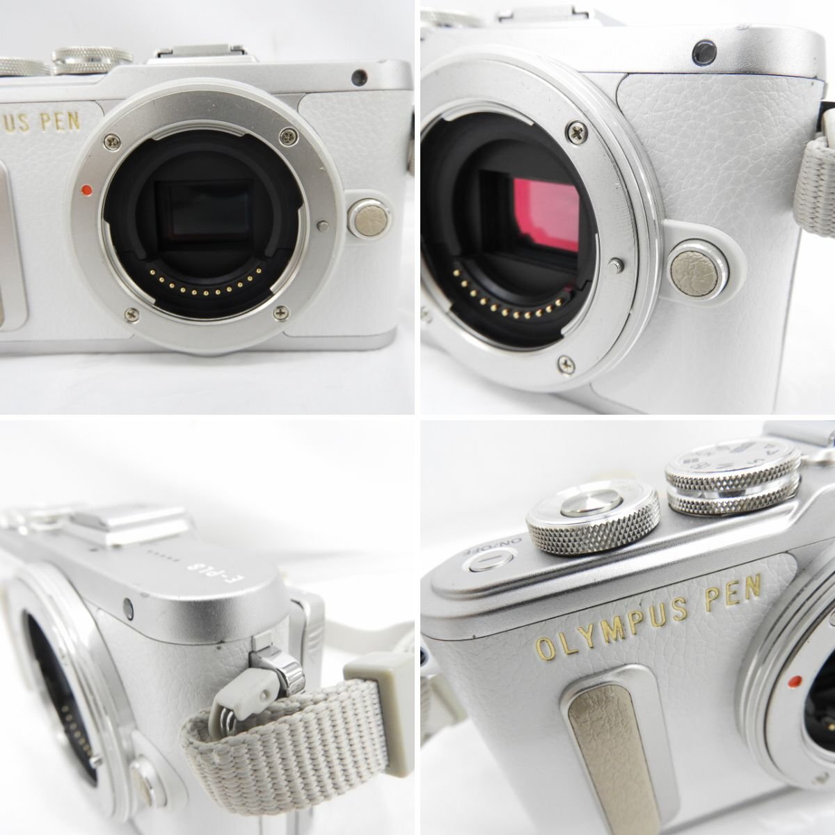 【中古品】OLYMPUS オリンパス ミラーレス一眼レフカメラ OLYMPUS PEN E-PL8 14-42ｍｍ EZ レンズキット ホワイト 11524207 0330_画像3