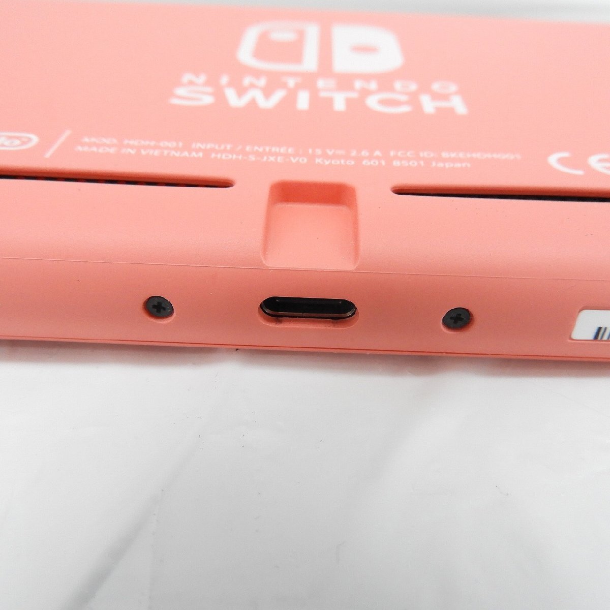 【美品】任天堂 NINTENDO SWITCH Lite ニンテンドースイッチ ライト コーラル HDH-S-PAZAA(JPN) 918153784 0330_画像7