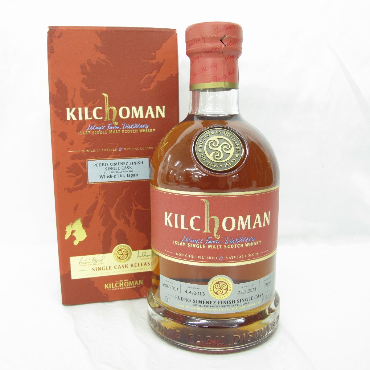 【未開栓】KILCHOMAN キルホーマン ペドロヒメネスフィニッシュ シングルカスク ウイスキー 700ml 57.2% 箱付 11533713 0330_画像1