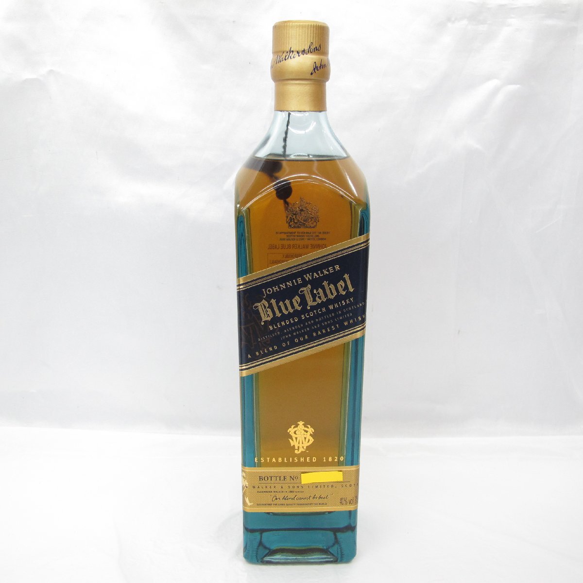 【未開栓】Johnnie Walker ジョニーウォーカー ブルーラベル ウイスキー 750ml 40% 箱付 11526434 0330_画像2