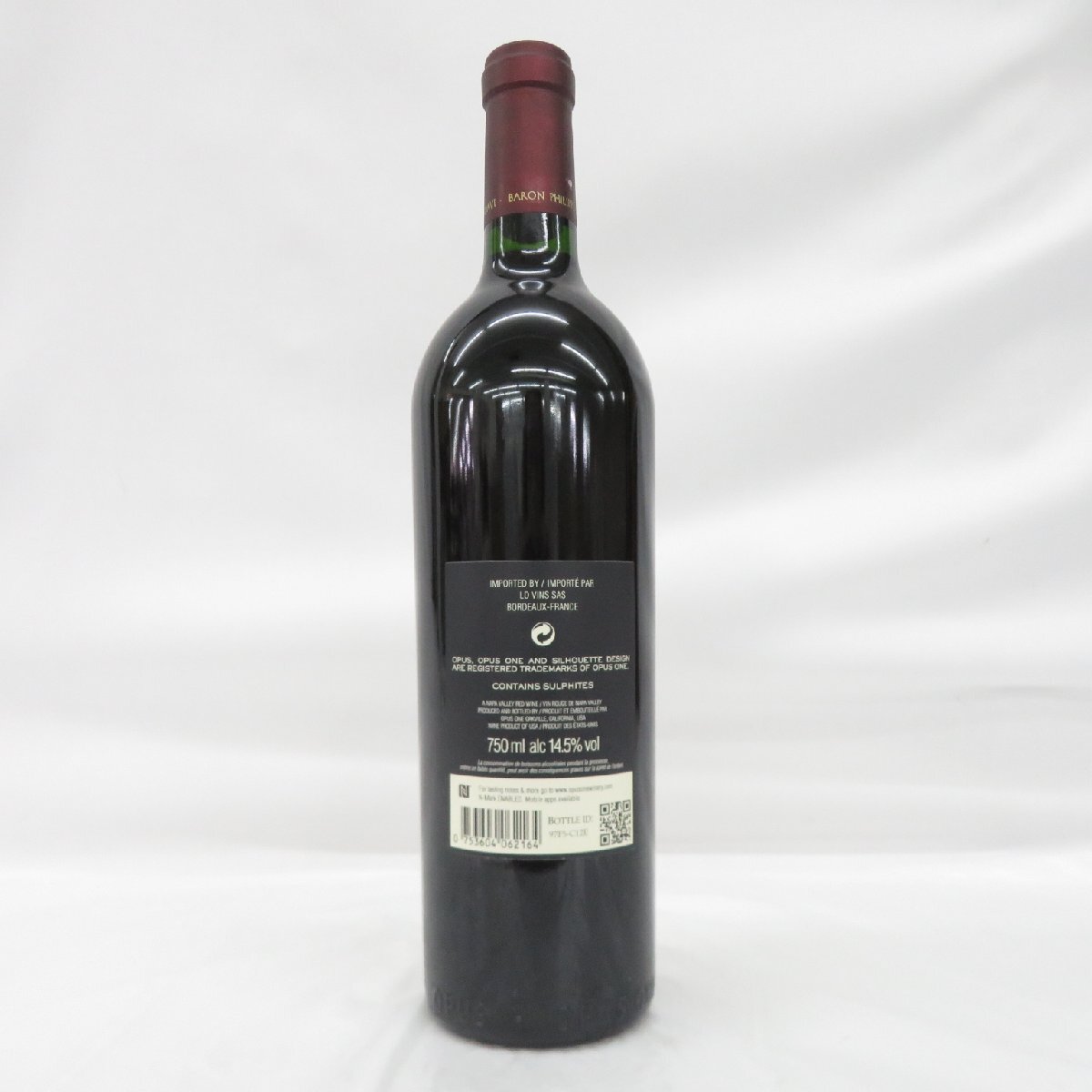 【未開栓】OPUS ONE オーパスワン 2016 赤 ワイン 750ml 14.5% 817115121 0331_画像8