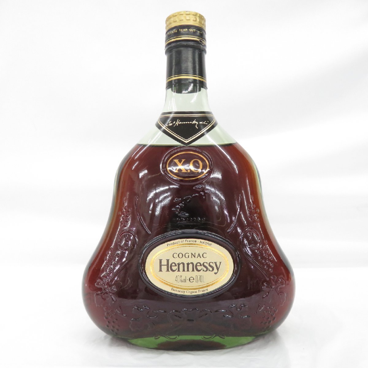 【未開栓】Hennessy ヘネシー XO 金キャップ グリーンボトル ブランデー 700ml 40% 11536951 0401_画像1