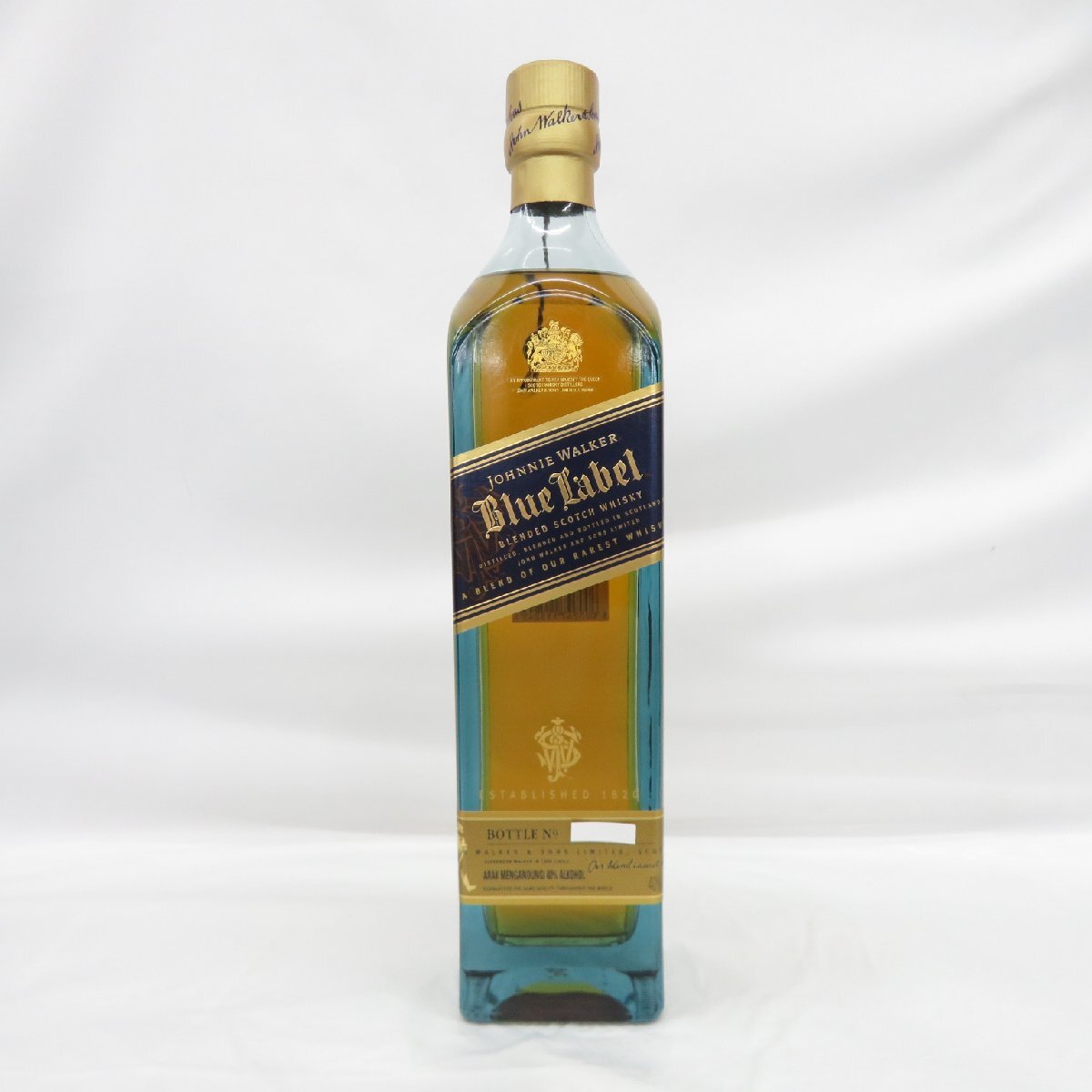 【未開栓】Johnnie Walker ジョニーウォーカー ブルーラベル ウイスキー 700ml 40% 箱付 11539324 0401の画像2