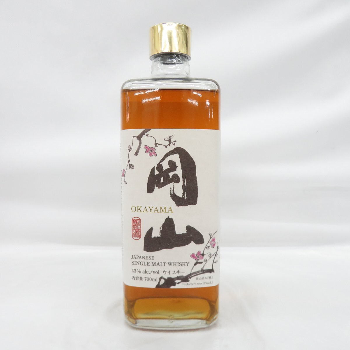 【未開栓】岡山 OKAYAMA ジャパニーズ シングルモルト ウイスキー 700ml 43％ 箱付 11533711 0401_画像2