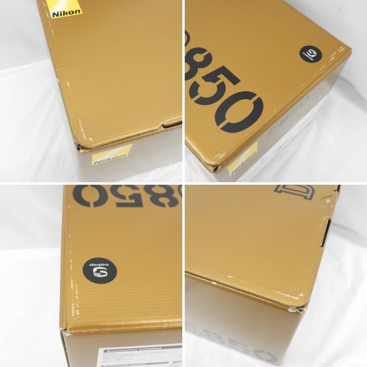 【中古品】Nikon ニコン デジタル一眼レフカメラ D850 ボディ ※箱ダメージ有 11540975 0402_画像6