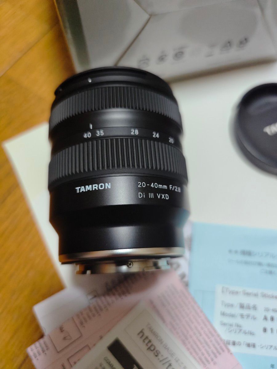 TAMRON 20mm-40mm F/2.8 Di Ⅲ VXD