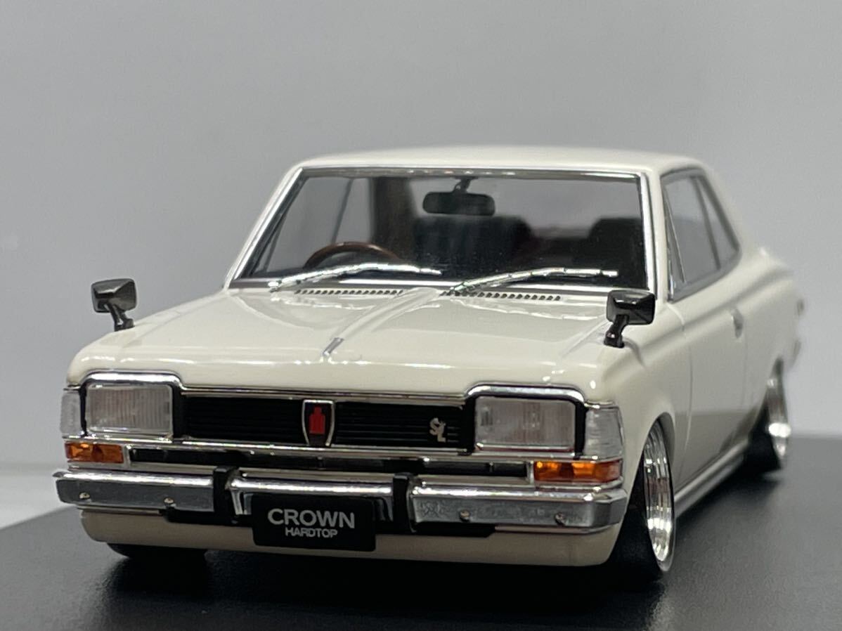 1/43 TOYOPET/トヨペット クラウンHT クレーガーホイールタイプ深リムホイール 車高短 旧車_画像1