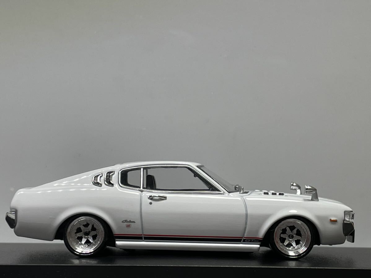 1/43 TOYOTA セリカ LB 2000GTリフトバック ロンシャンタイプ深リムホイール 車高短 旧車_画像3