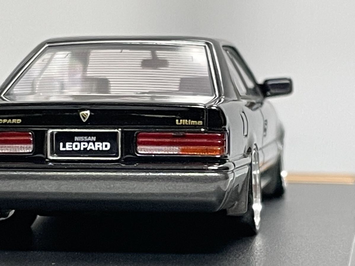 1/43 NISSAN レパード アルティマV30 F31 BBS-LMタイプ 深リムホイール 車高短 旧車_画像4