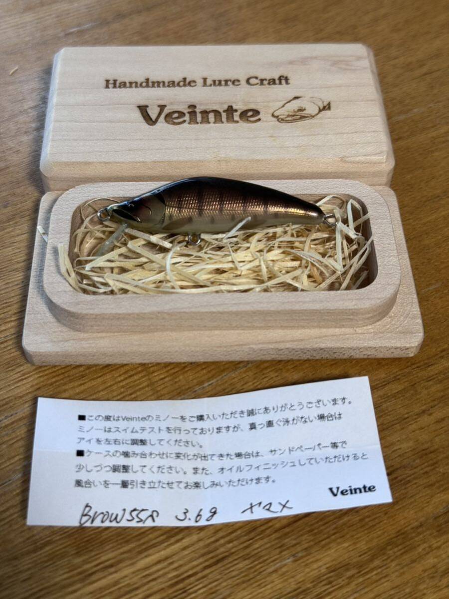 Veinte Brow55s 3.6g ヤマメ　ハンドメイド　ミノー　新品